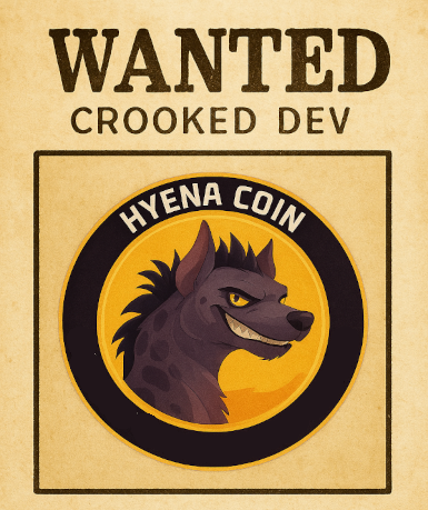 Wanted Poster - Hyena Coin